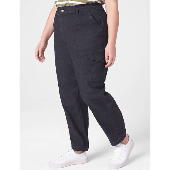 Lane Bryant Straight Leg Cargo Pants Sz 14 - Picture 2 of 10